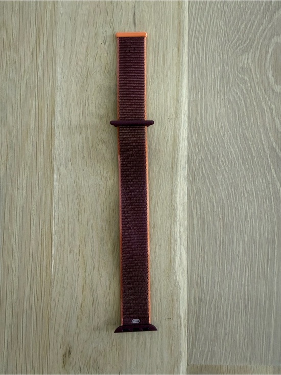 Apple Accessories - Apple Watch Band in Orange/Maroon